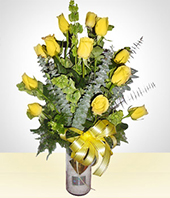 Flores - Arreglo de Rosas Amarillas